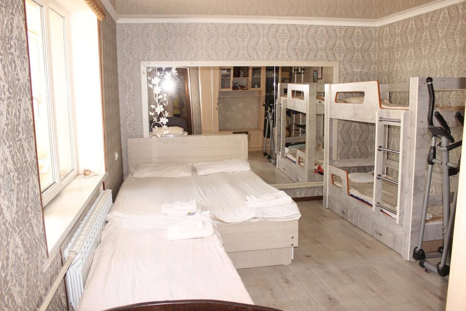 Photo of the whole room, bunk bed