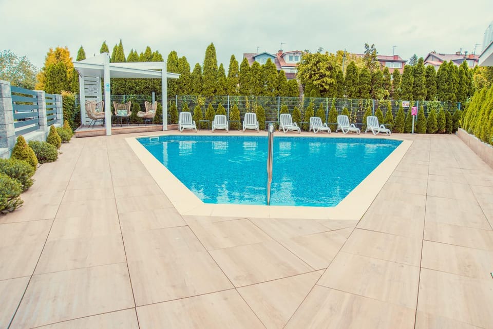 Pool view, Swimming pool, Inner courtyard view, sunbed