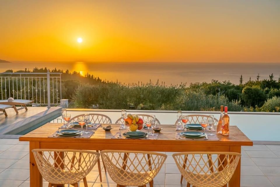 Fiscardo Luxury Stone Villa Suzana ,with sunset view! Villa in Cephalonia