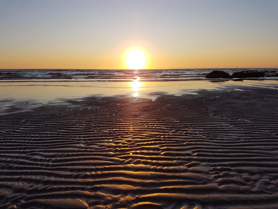 Day, Natural landscape, Beach, Sunset