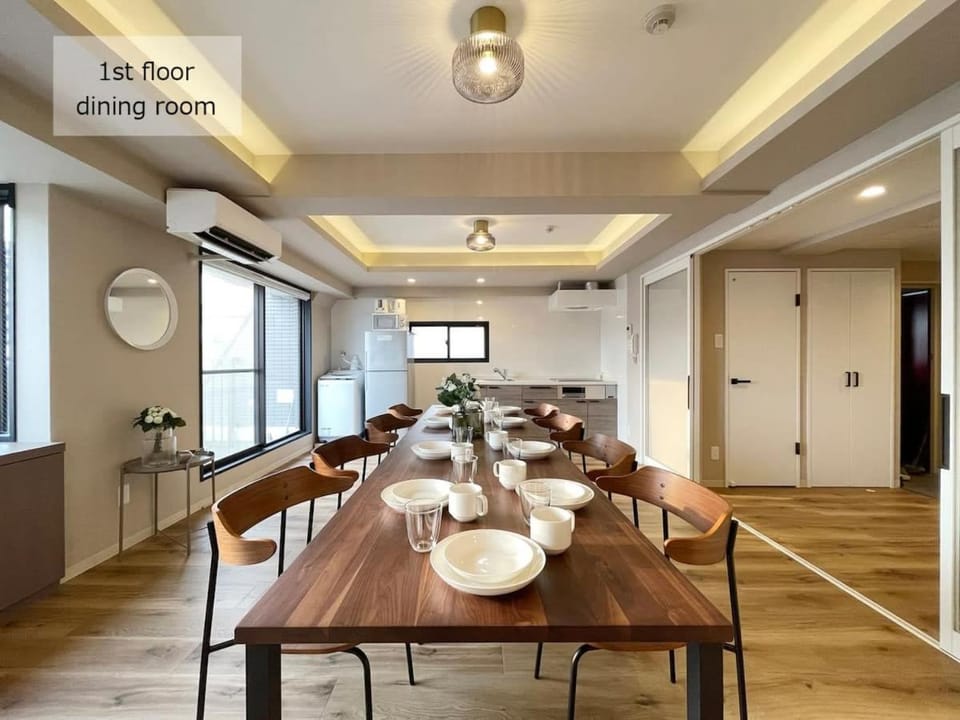 b hotel M's lea - Spacious 2 level apartment 4BR for 16 PPL Apartment in Hiroshima