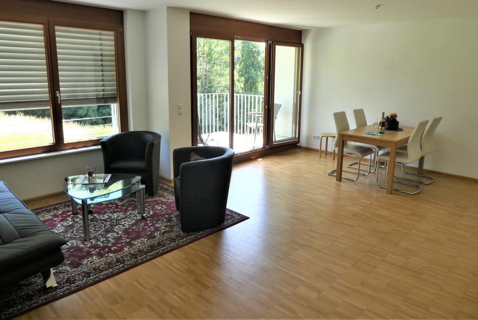 Living room, Seating area, Dining area