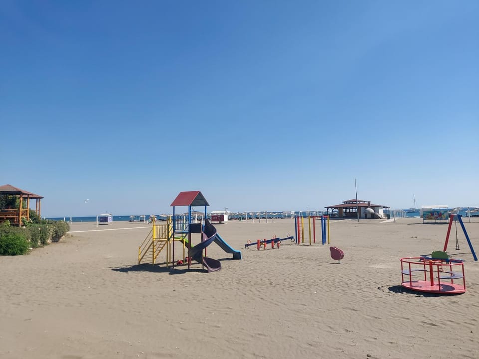 Children play ground, Beach
