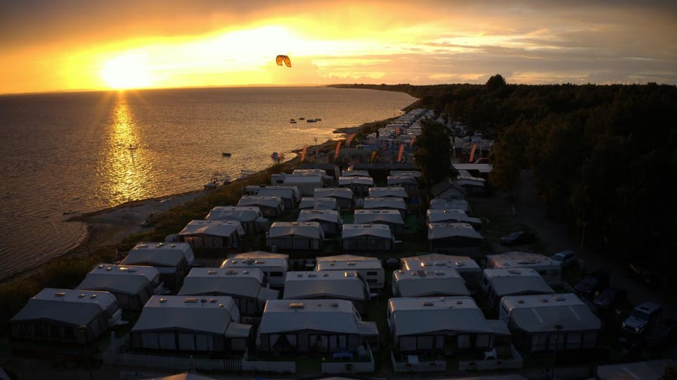 Neighbourhood, Beach, Windsurfing, Windsurfing, Sea view, Sunset, Inner courtyard view