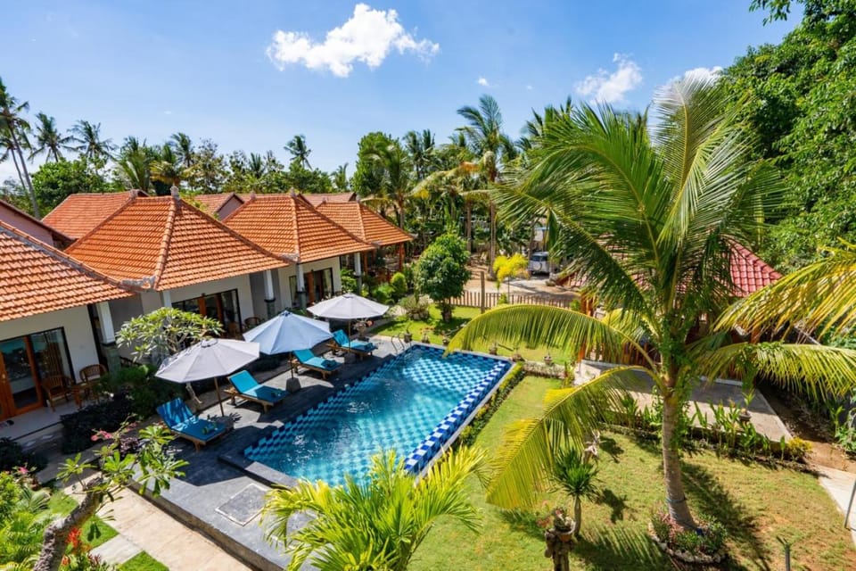 Floor plan, Garden view, Pool view