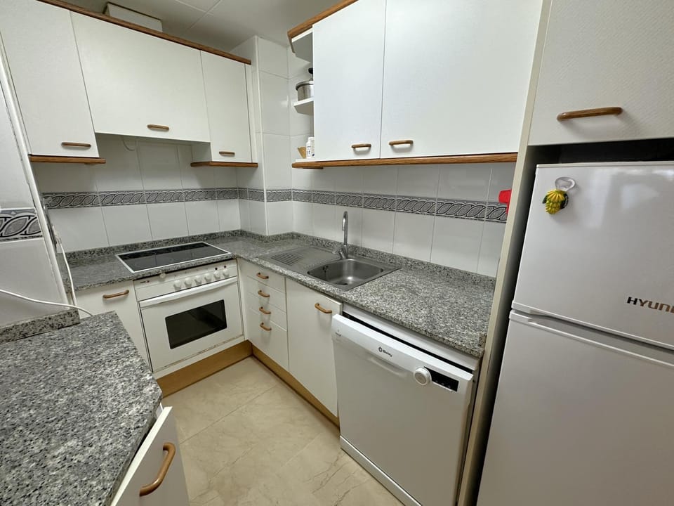 Kitchen or kitchenette, dishwasher, oven, stove, kitchen