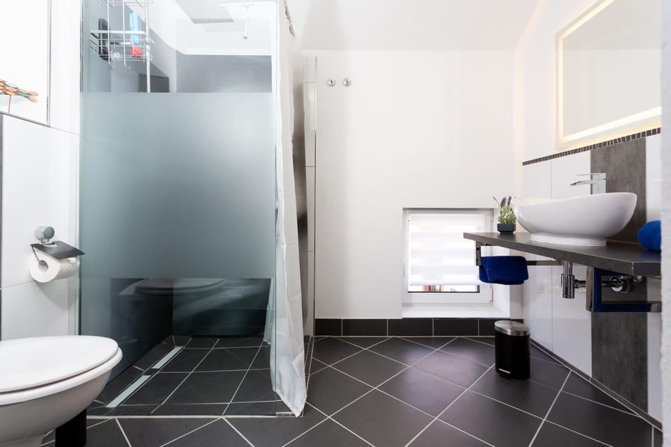 Shower, Toilet, Bathroom, Photo of the whole room