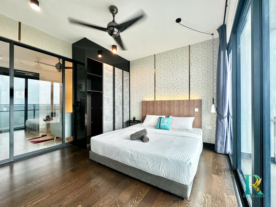 Bed, Bedroom, air conditioner