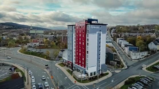 Property building, Bird's eye view, City view, Location