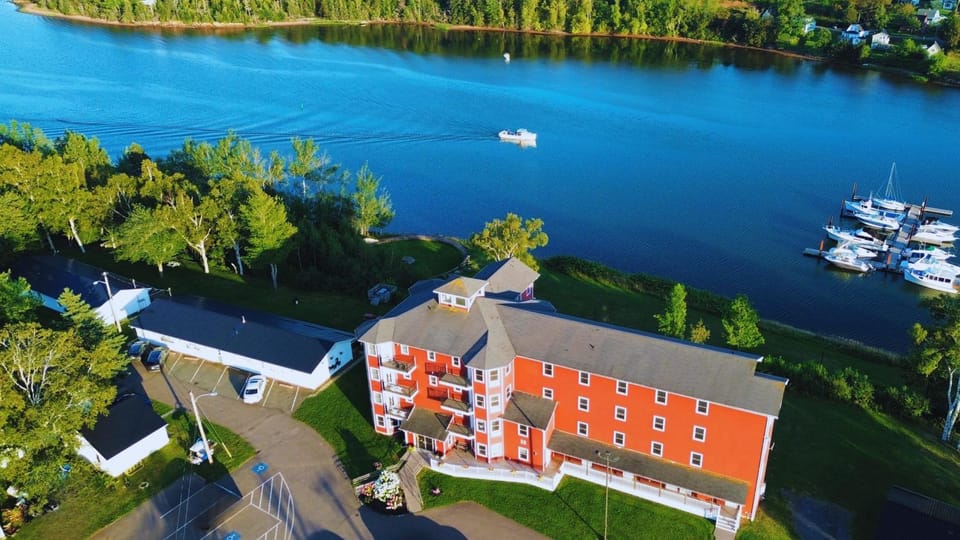 Property building, Bird's eye view, River view