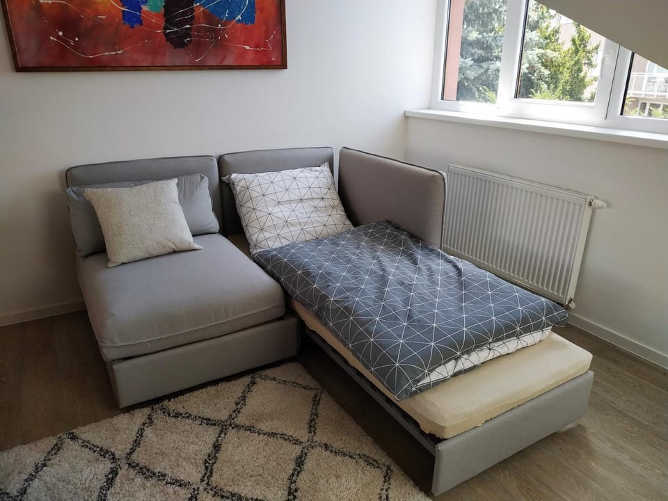 Bed, Living room