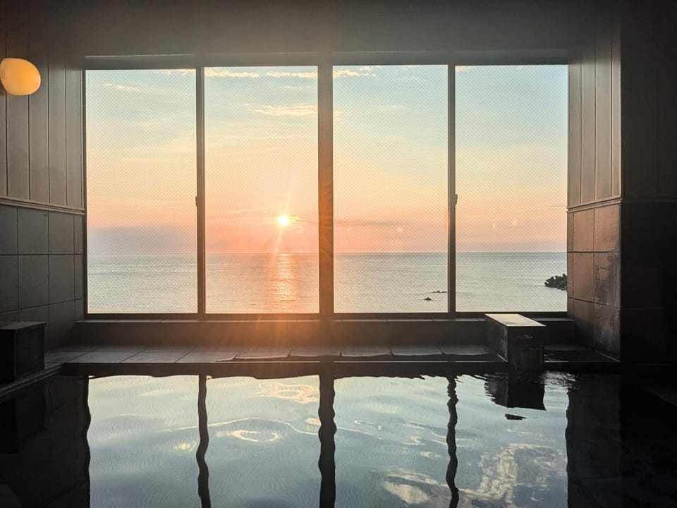 Natural landscape, Hot Spring Bath, Hot Tub, Sea view, Public Bath