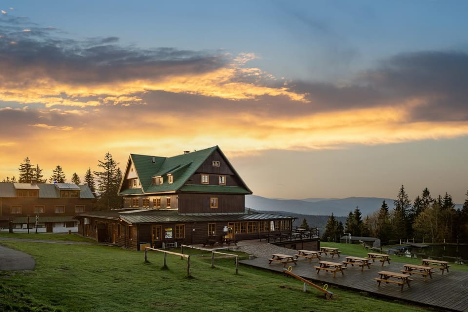 Property building, Spring, Sunrise