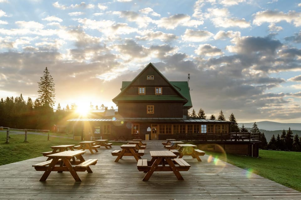 Property building, Spring, Sunrise