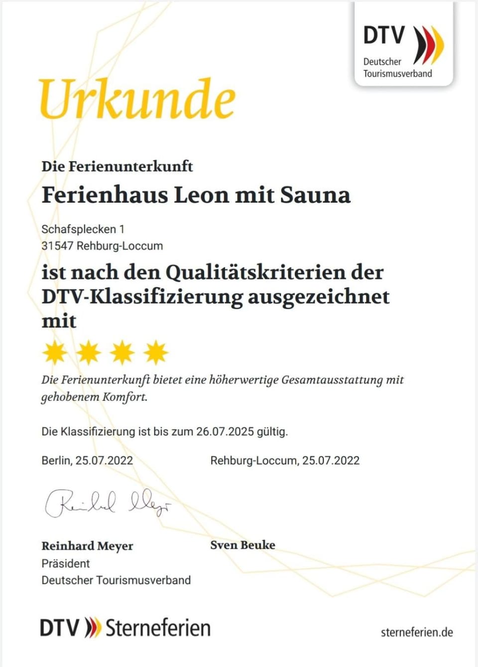 Certificate/Award
