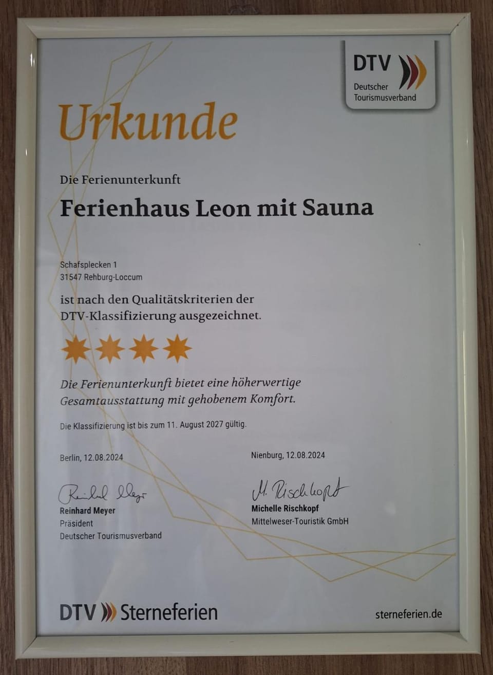 Certificate/Award
