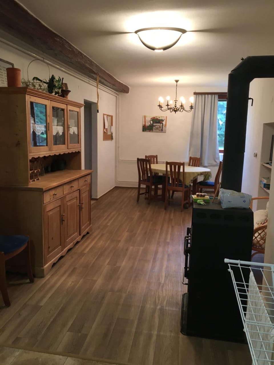 Living room, Seating area, Dining area