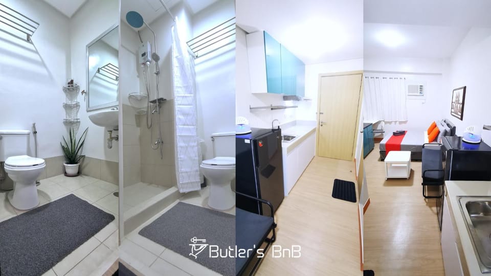 Toilet, Bed, Kitchen or kitchenette