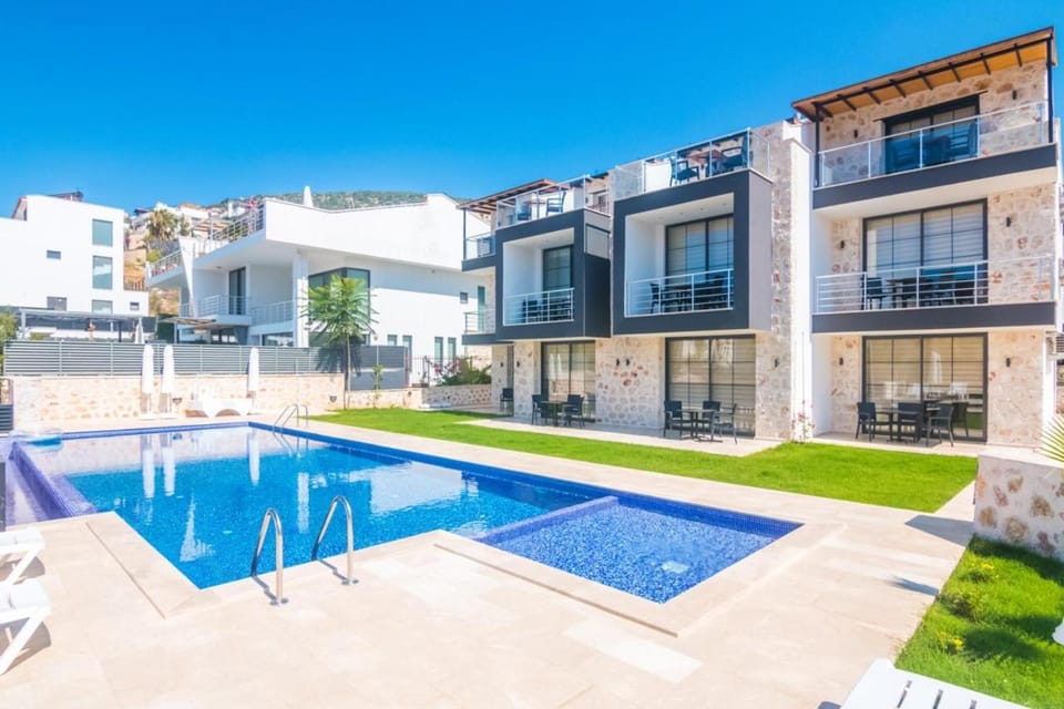Stonehouse Aparts Dublex 3+1 mit Meerblick und Jakuzzi Kalkan No:5 Apartment in Kalkan Belediyesi