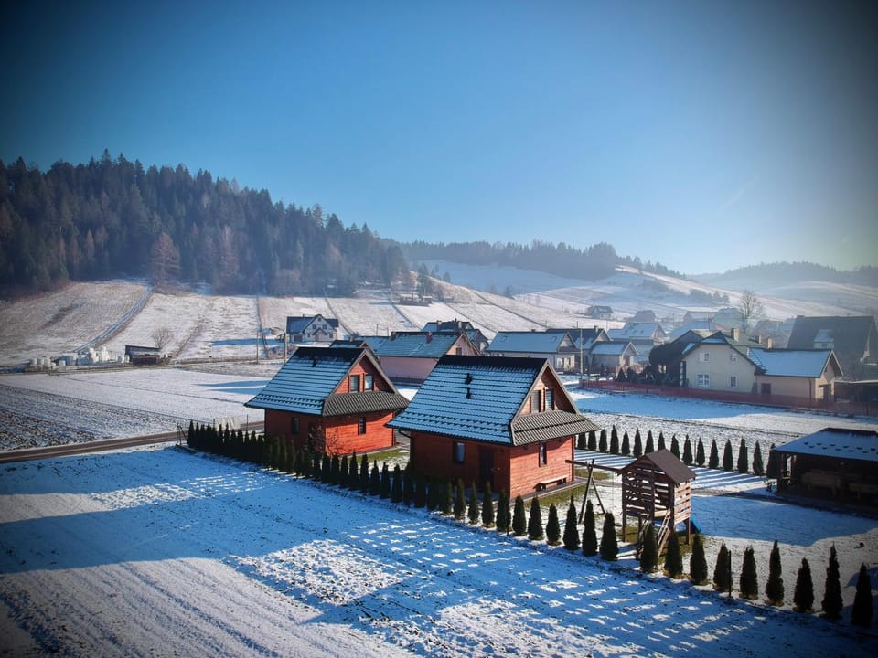 Property building, Natural landscape, Winter, Mountain view