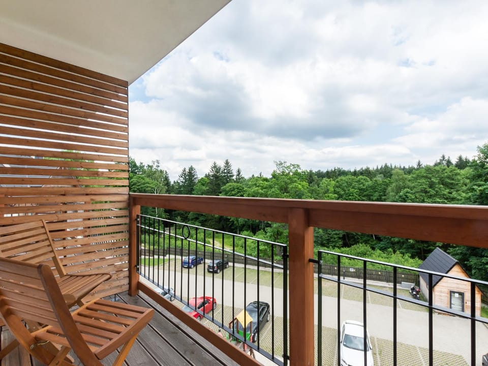 Property building, Balcony/Terrace, Seating area