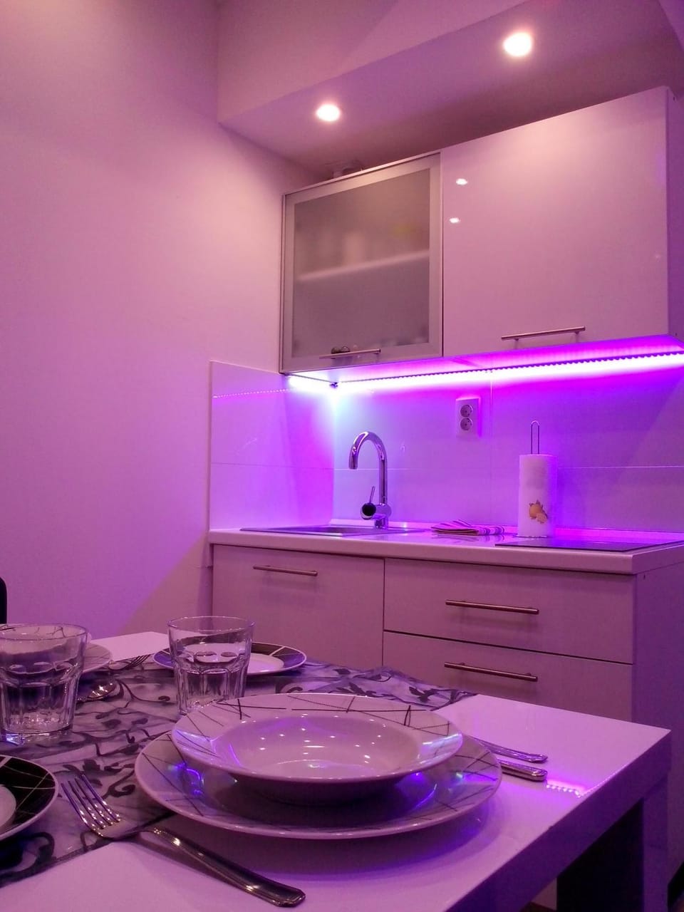 Purple & Apple Green Apartment in Split