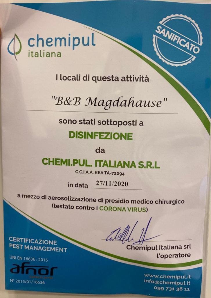 Magdahause Bed and Breakfast in Province of Taranto