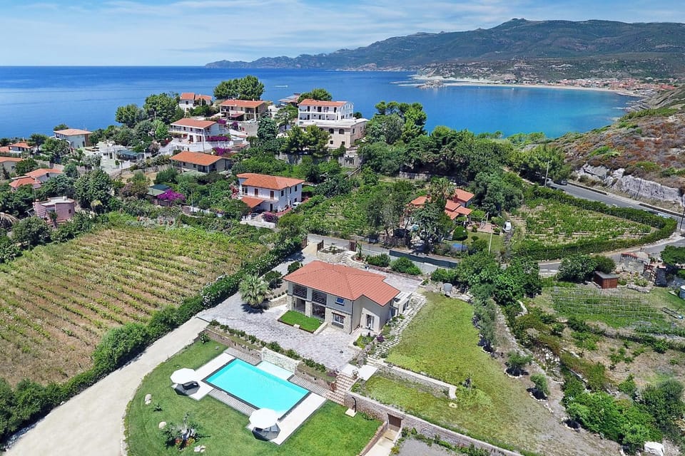 Property building, Bird's eye view, View (from property/room), Garden view, Pool view, Sea view