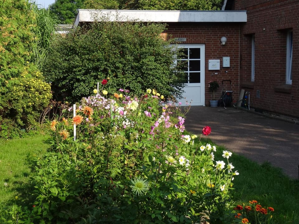 Property building, Facade/entrance, Garden, Garden view