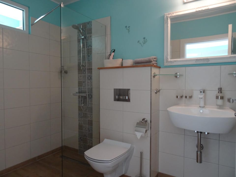 Shower, Toilet, Bathroom, Photo of the whole room, Decorative detail