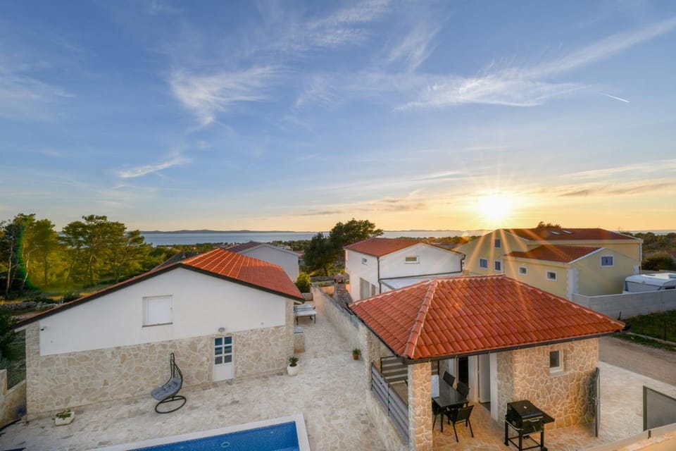 Property building, Sunset