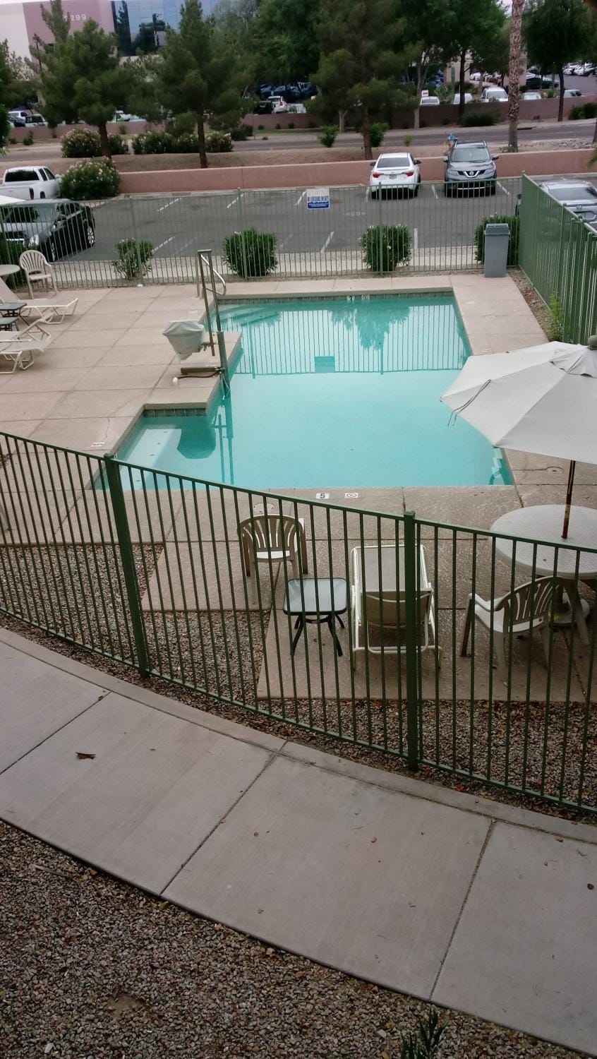 Pool view, Swimming pool, Parking