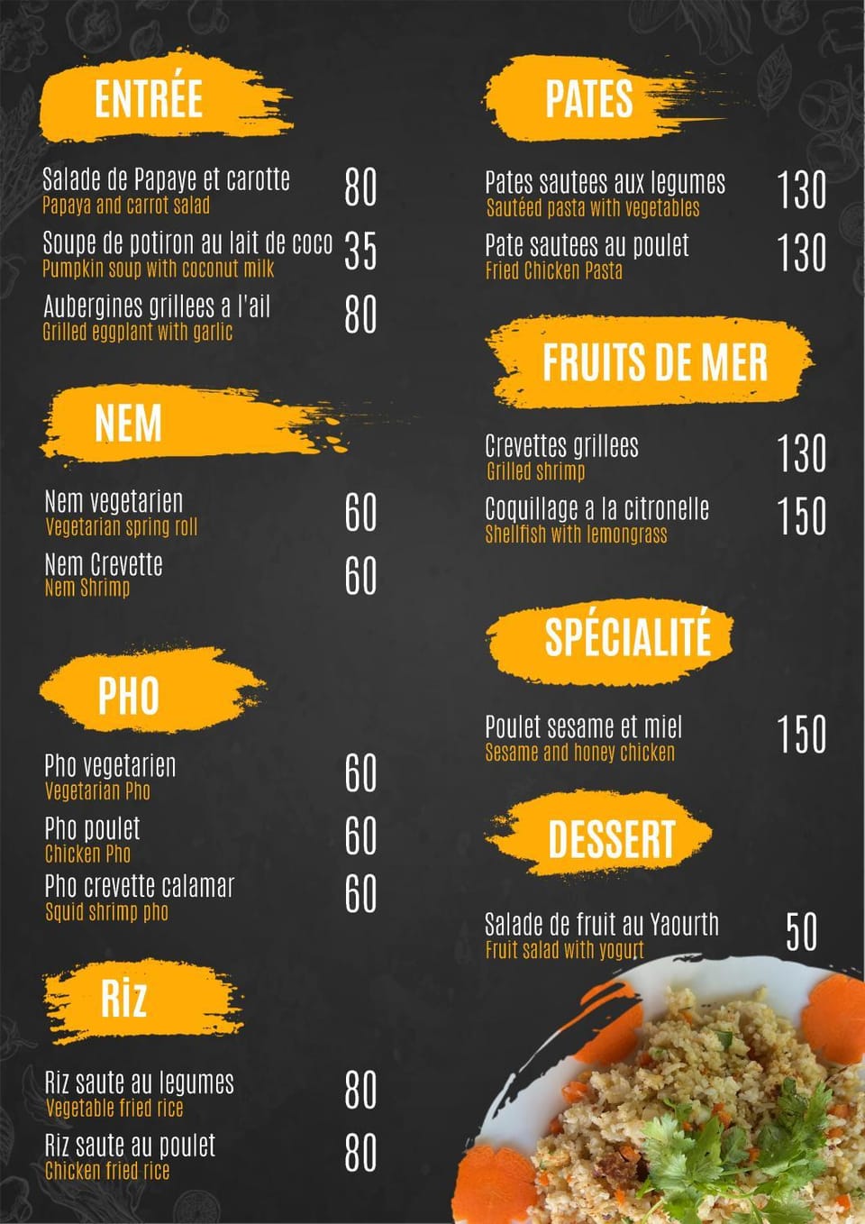 Restaurant/places to eat