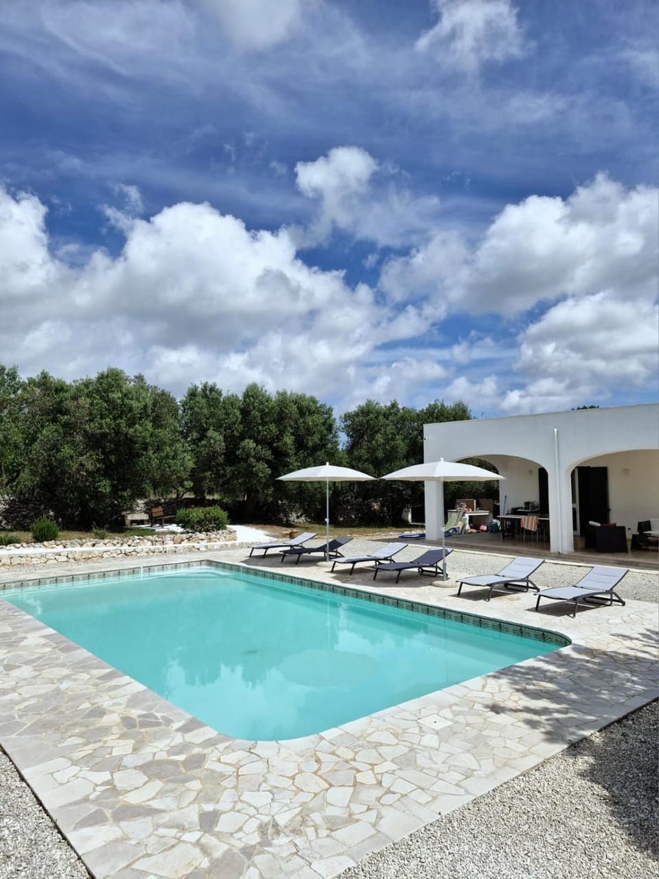 Property building, Pool view