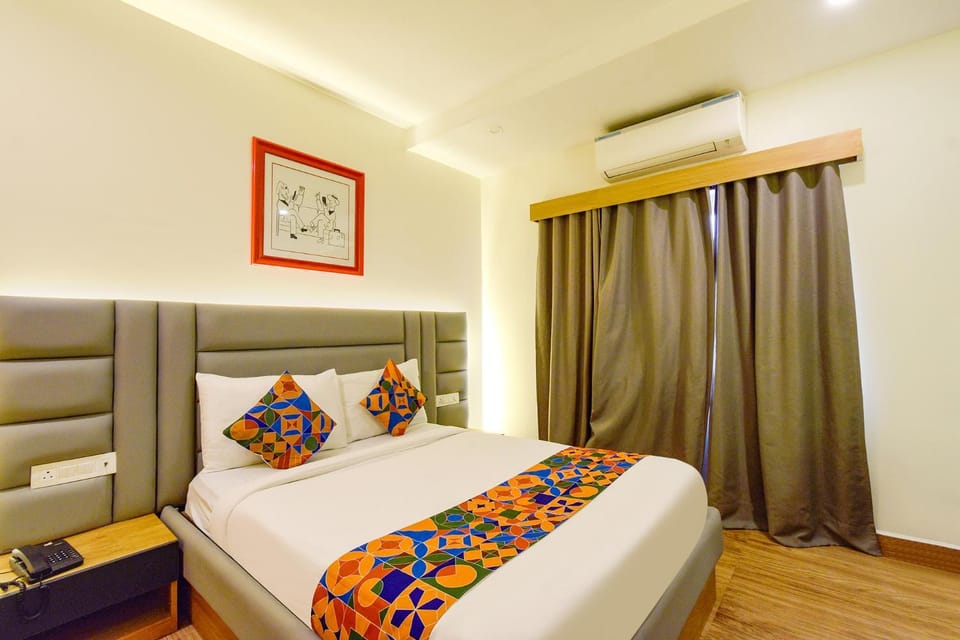 Bed, Bedroom, air conditioner