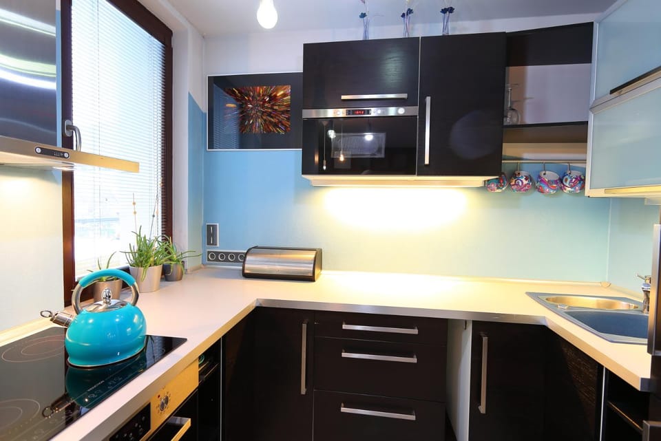 Kitchen or kitchenette, oven, pet friendly, stove
