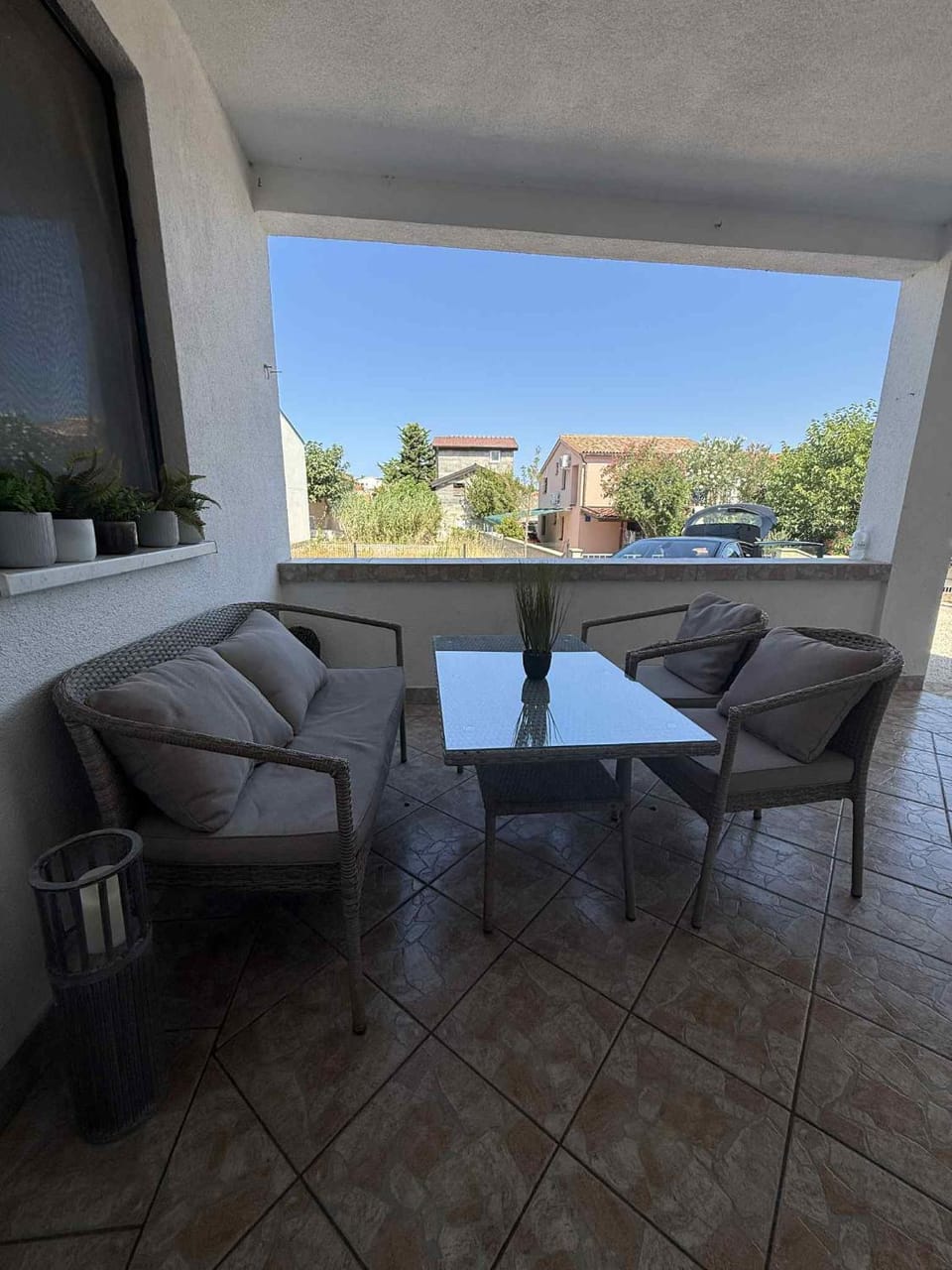 View (from property/room), Balcony/Terrace, Seating area