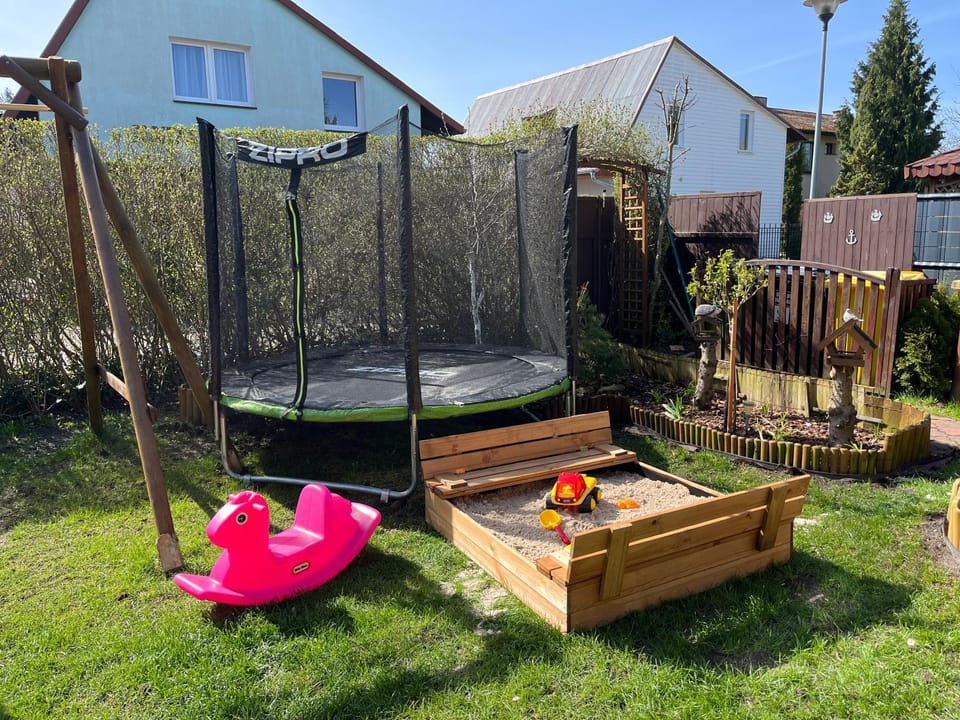 Spring, Day, Natural landscape, Children play ground, Garden, Garden view