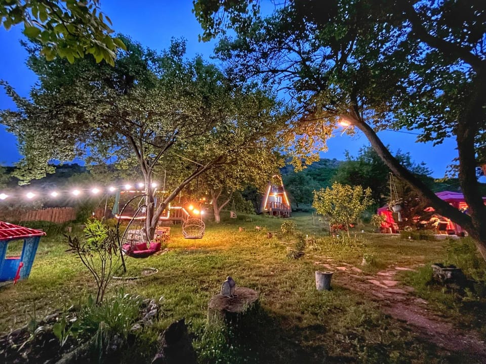 Natural landscape, Garden, Garden view