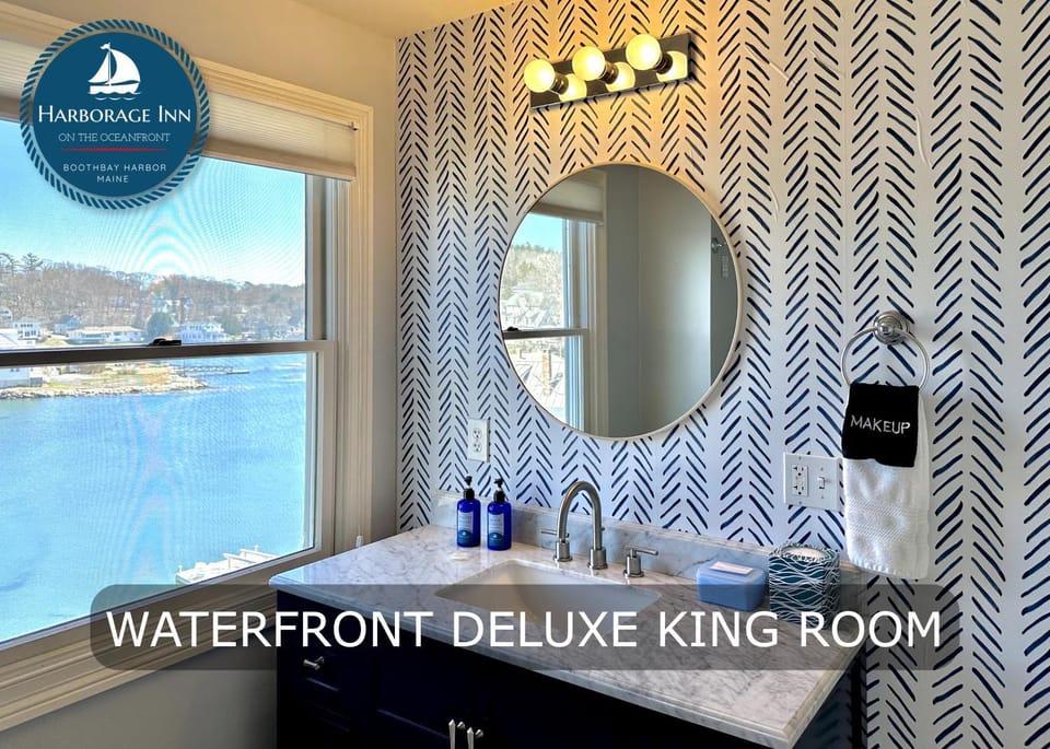Bathroom, View (from property/room), Sea view