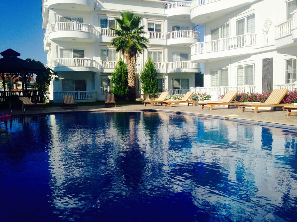 Property building, Pool view, Swimming pool