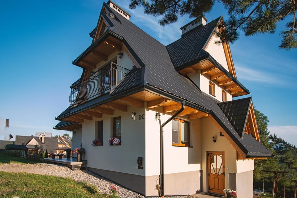 Property building, Sunset