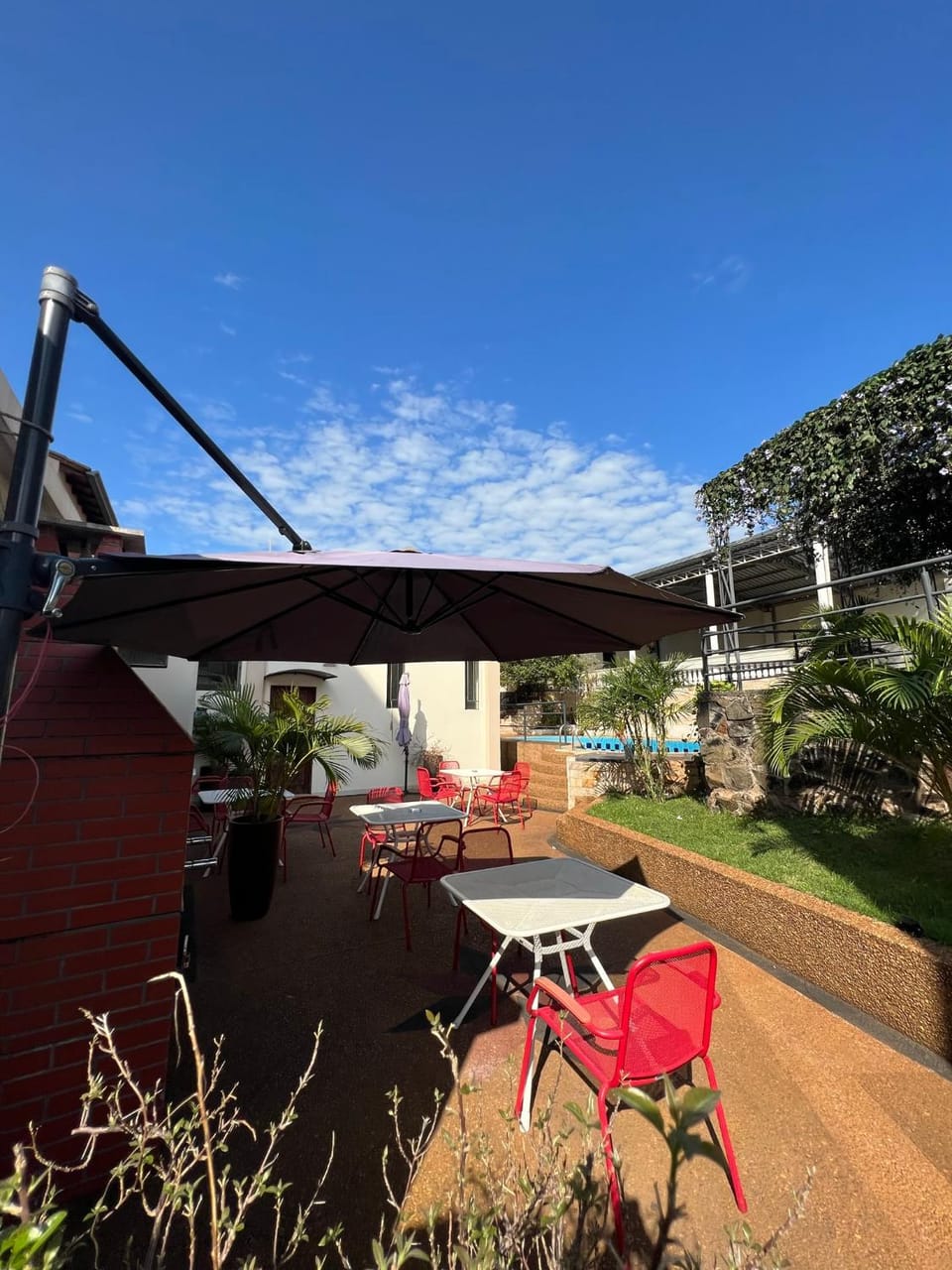 Natural landscape, Swimming pool, Inner courtyard view