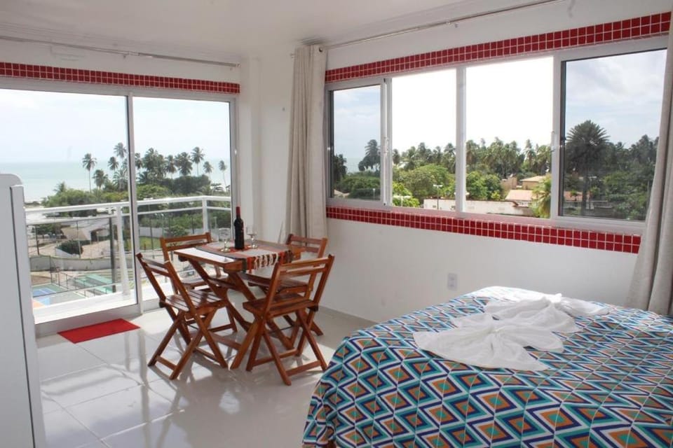 Flat com Varanda e Vista Mar Apartment in State of Ceará