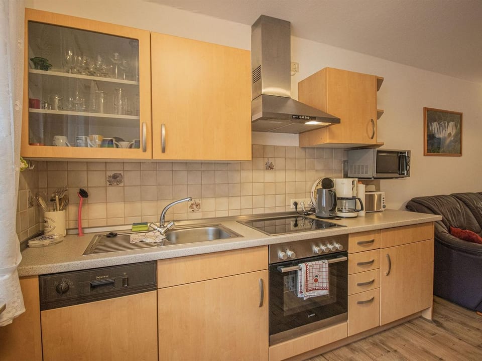 Kitchen or kitchenette, Living room