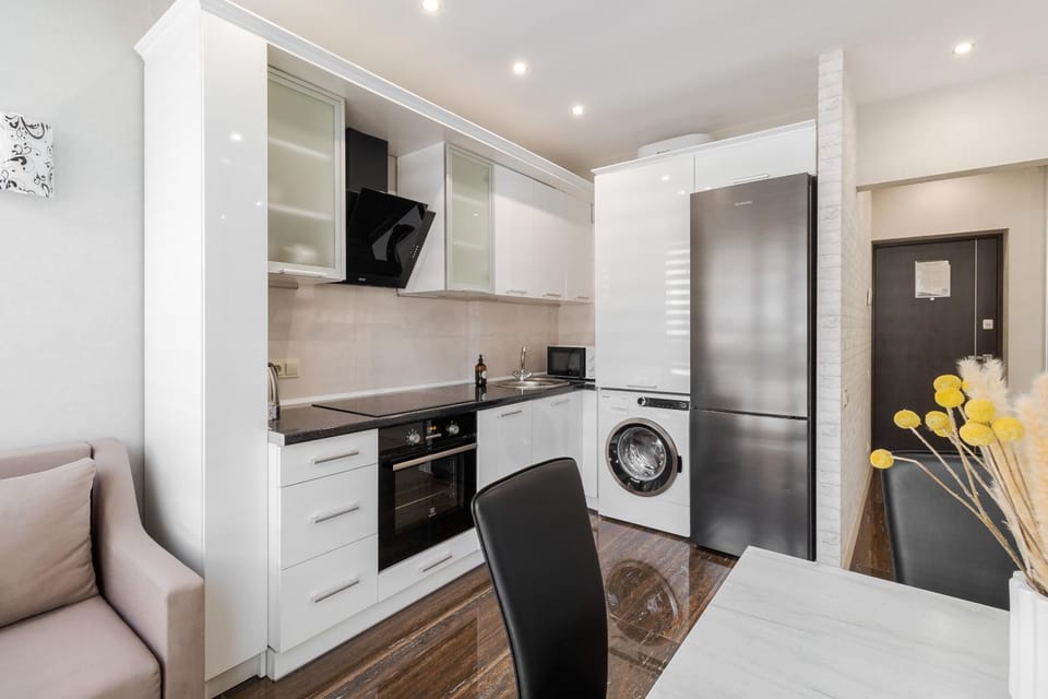 Coffee/tea facilities, Kitchen or kitchenette, pet friendly, stove, washing machine