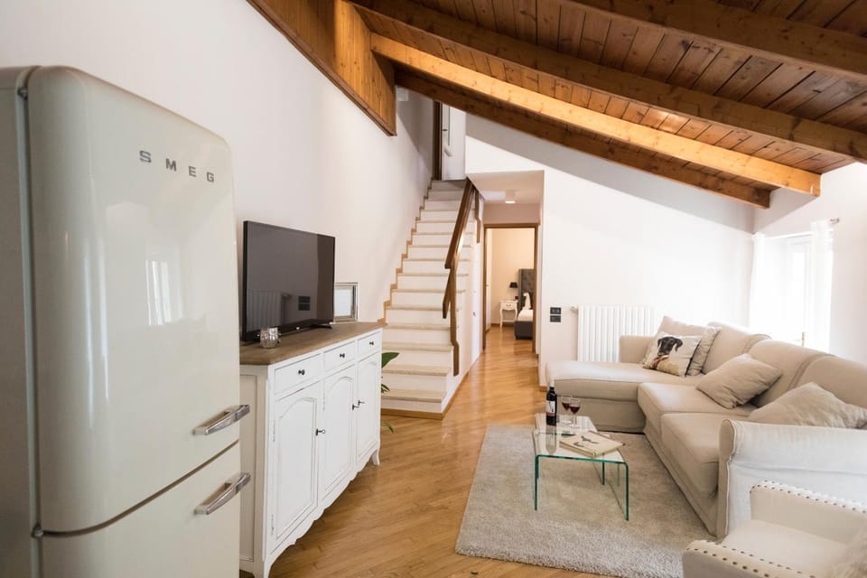 Living room, kitchen