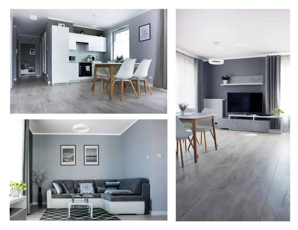 Kitchen or kitchenette, Living room, Dining area
