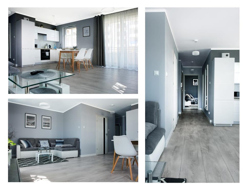 Kitchen or kitchenette, Living room, Seating area