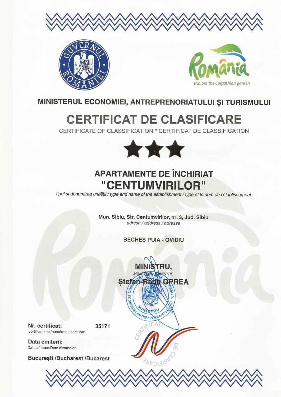 Property logo or sign, Logo/Certificate/Sign, Certificate/Award